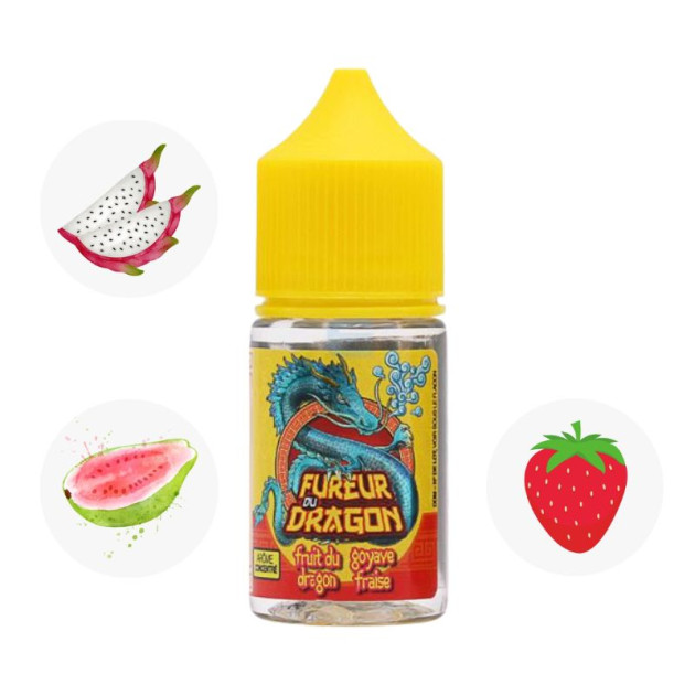 Fruit du Dragon Goyave - Fraise arôme concentré 30 ml - Le Vapoteur Breton