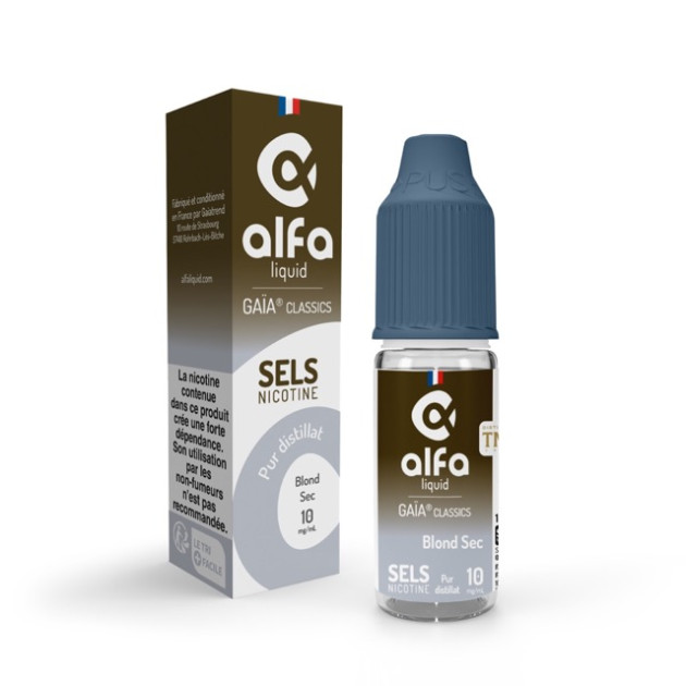 Blond Sec - Sel de Nicotine - Gaïa Classics par Alfaliquid