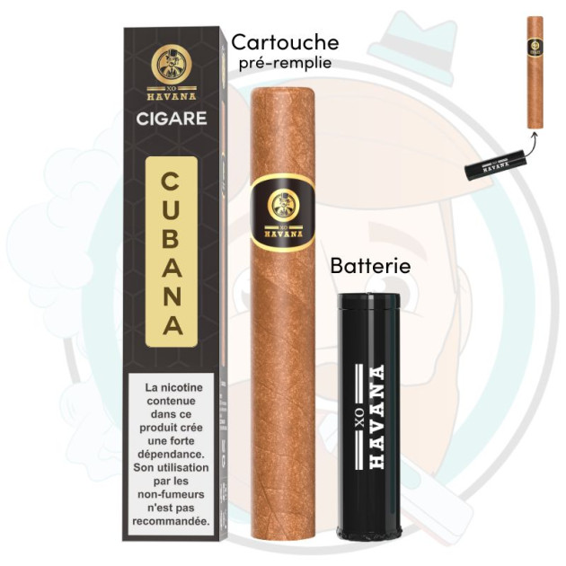 Starter Kit E-cigare rechargeable Cubana - XO Havana