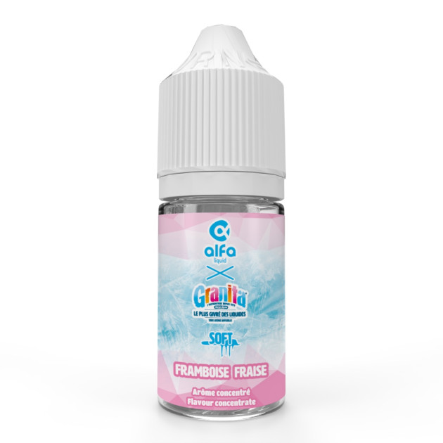 Framboise Fraise Soft arôme concentré 30 ml - Alfaliquid - Granita